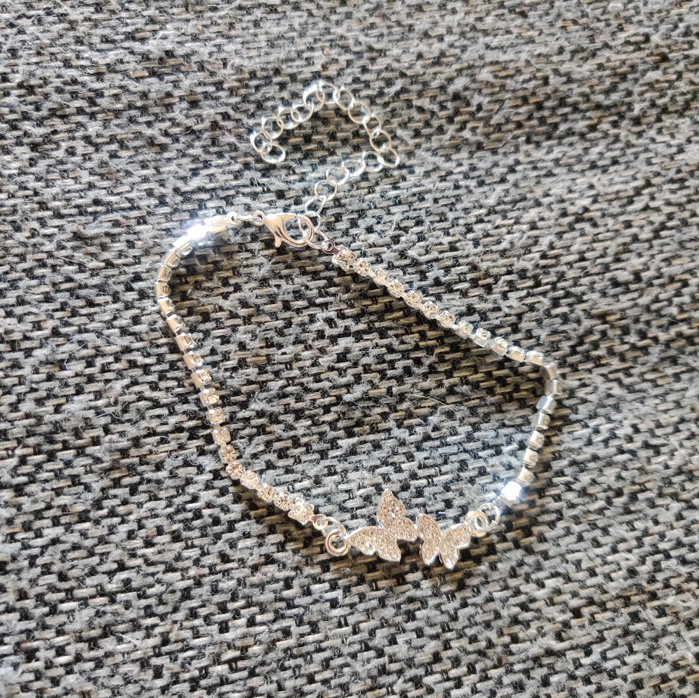 Silver Butterfly Bracelet